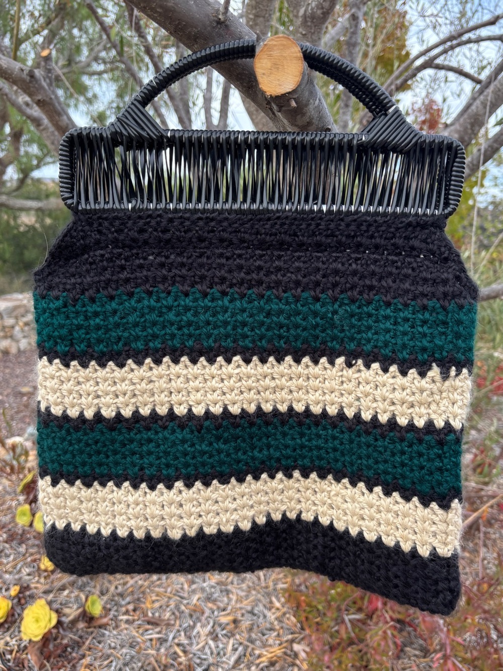 Marni Striped Crochet Tote - Picture 4 of 8